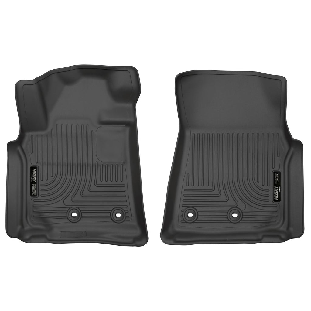 Husky Liners 13091 | Husky Liners Front Floor Liners, Fits 13-17 LAND CRUISER/LX570 WEATHERBEATER SERIES BLACK