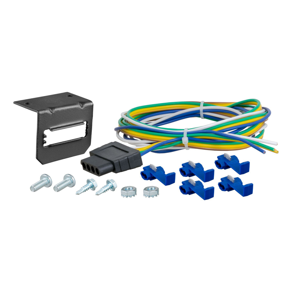 5-Way Flat Connector Socket with Hardware (Vehicle Side Packaged)