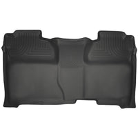 Husky Liners 19231 | Husky Liners 2nd Seat Floor Liner (Full Coverage), Fits 14-17 SILVERADO/SIERRA 1500/2500/3500 CREW CAB 1 PIECE 2ND SEAT FULL COVERAGE FLOOR LINER BLACK