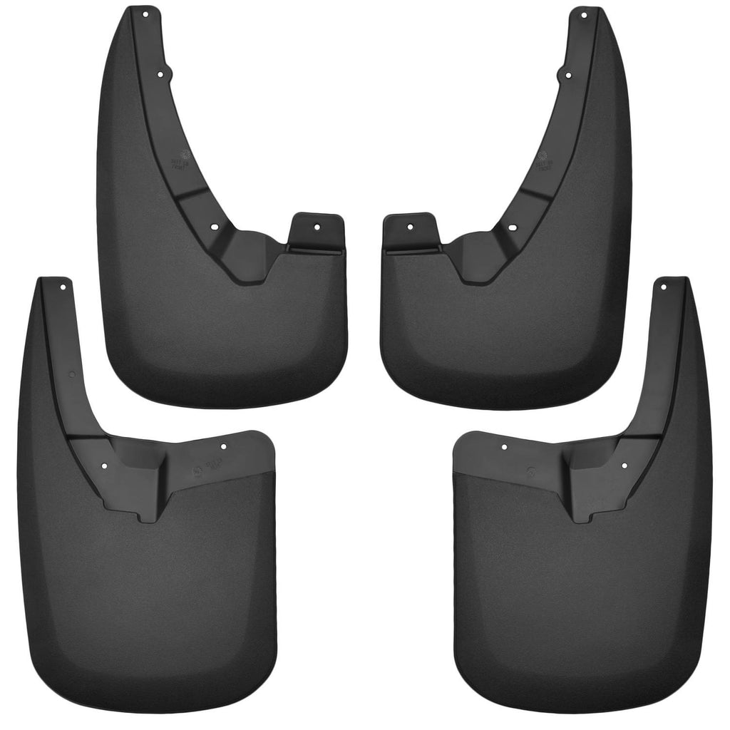 Husky Liners 58176 | Husky Liners Front and Rear Mud Guard Set, Fits 09-17 RAM W/O FLARES FRONT AND REAR CUSTOM MUD GUARD COMBO SETS