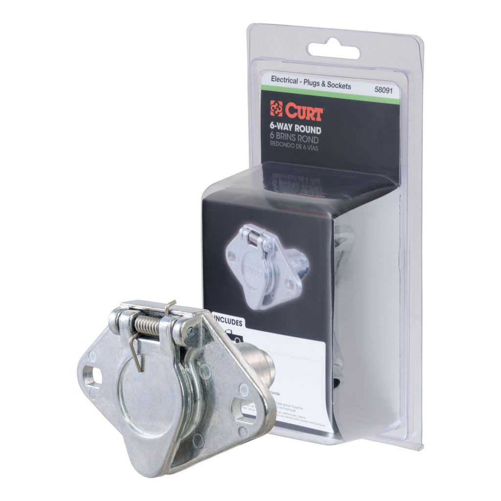 6-Way Round Connector Socket (Vehicle Side Packaged)
