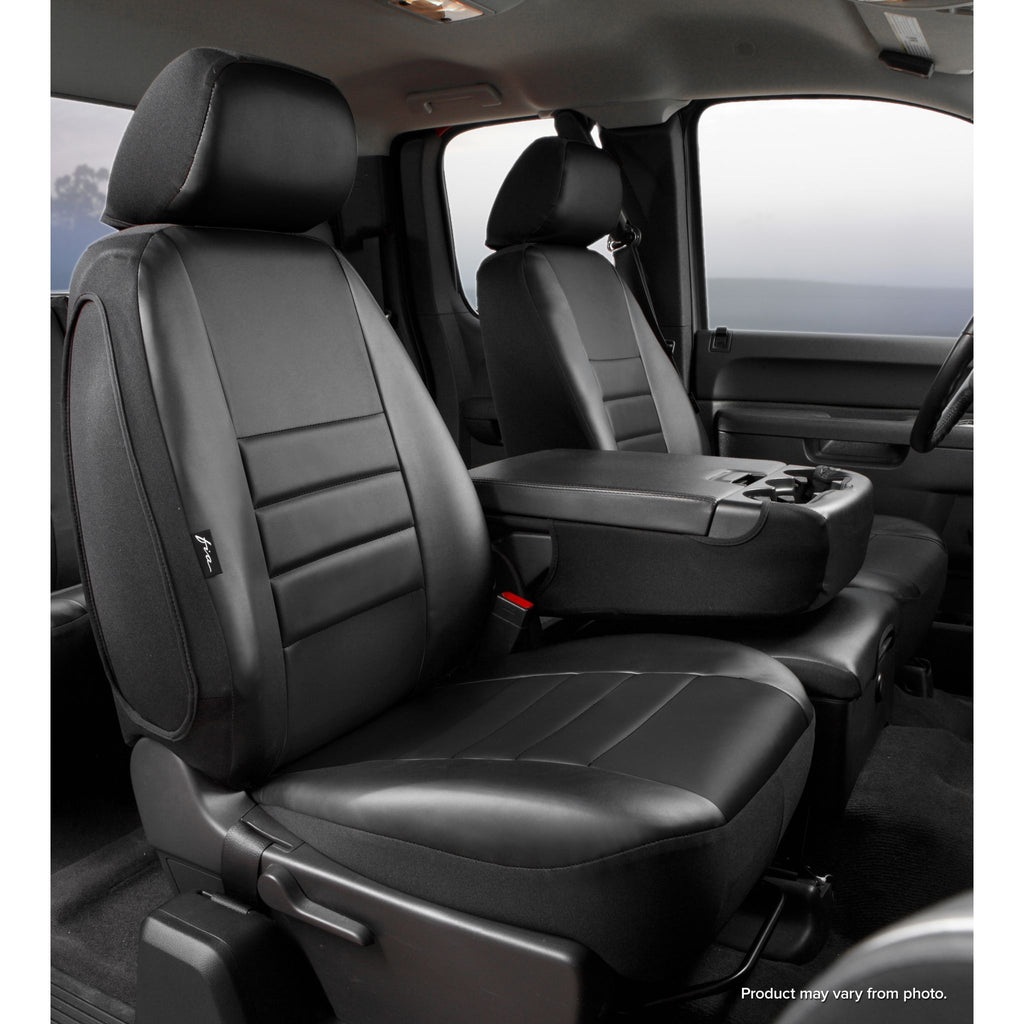 FIA-SL68-38 BLK/BLK | Black Center Panel/Black Side Panel Seat Cover