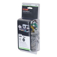 4-Way Round Connector Plug & Socket with Hardware (Packaged)