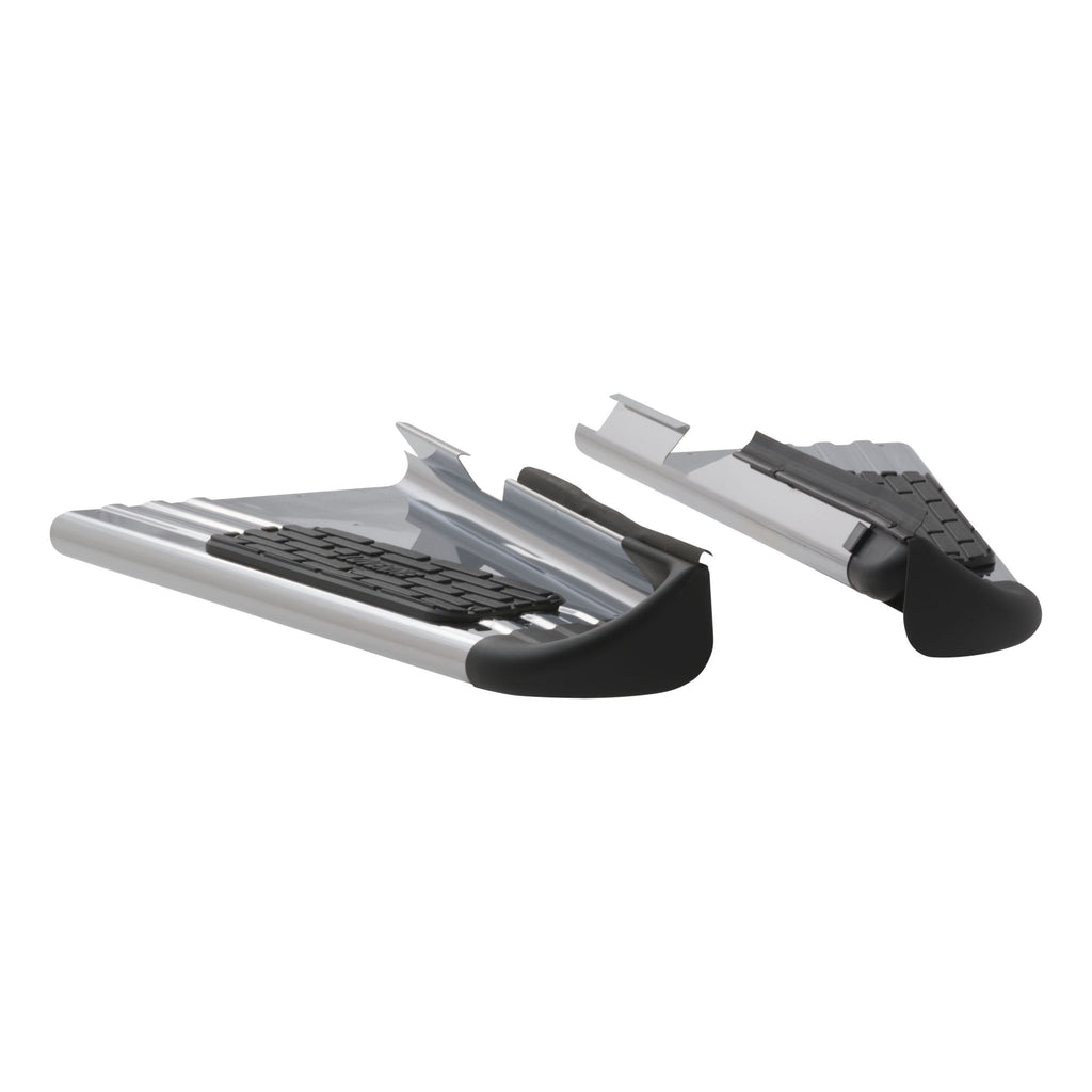 Polish Stainless Steel Side Entry Step Box Extensions Select Silverado Sierra