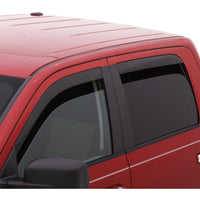 Auto Ventshade 994051 Low Profile Dark Smoke Ventvisor Side Window Deflector 4-Piece Set for 2002-2008 Dodge Ram 1500 In-Channel Mount Quad Cab