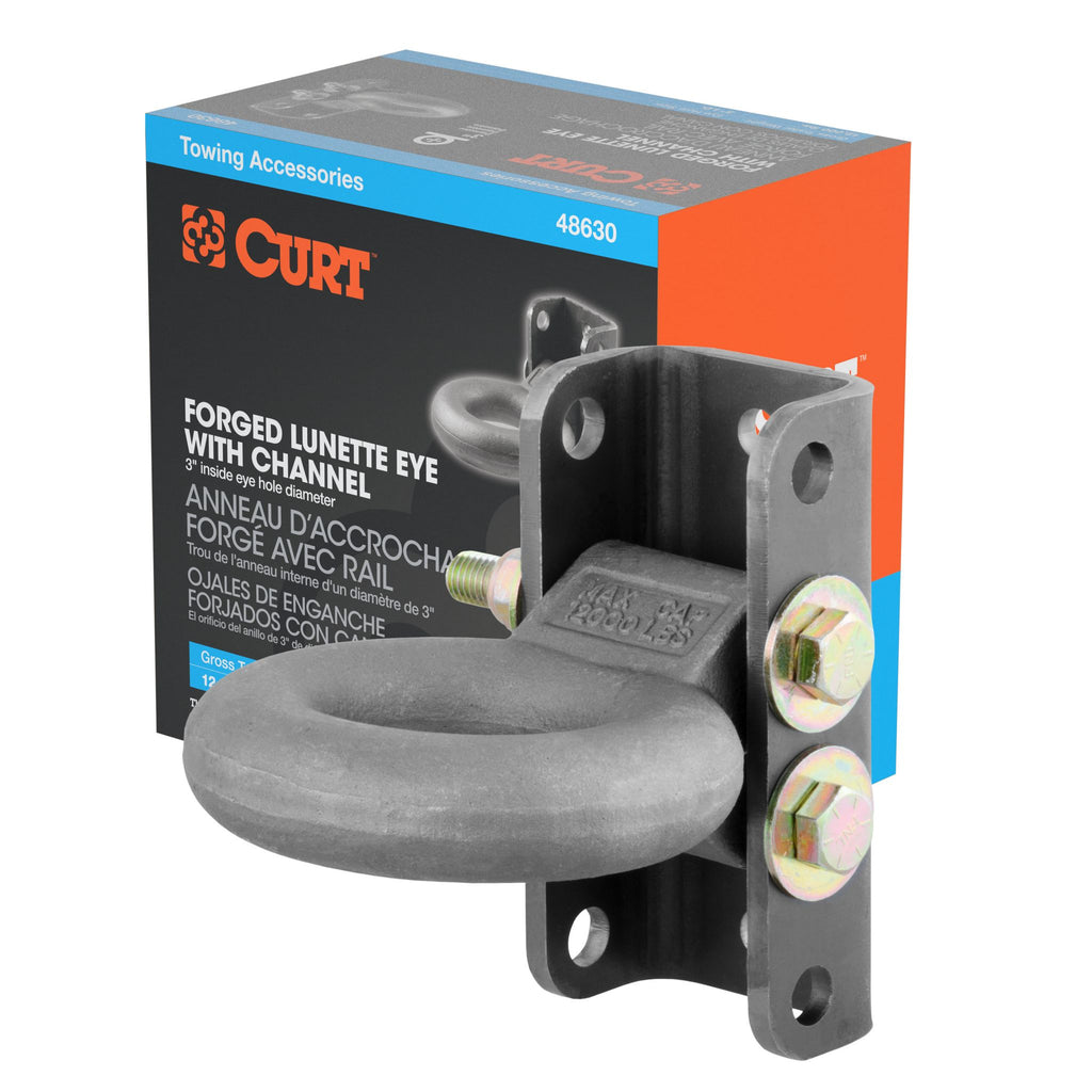Adjustable Lunette Ring (12000 lbs. 3" Eye 7-1/2" Channel Height Packaged)