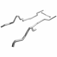 Flowmaster 1041 Header-back System - 3.00 in. Dual Side Exit - Pipes Only No Mufflers