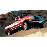 Bushwacker 20021-11 Black Cutout Style Smooth Finish Front Fender Flares for 1992-1996 Ford Bronco F-150 F-250; 1992-1997 F-350 Super Duty