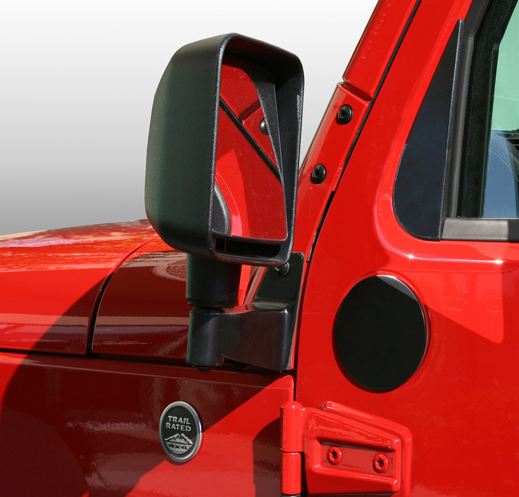 Mirror Filler Plate Kit  Pair; 07-18 Jeep Wrangler JK