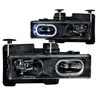 ANZO USA Crystal Headlight Set W/Halo