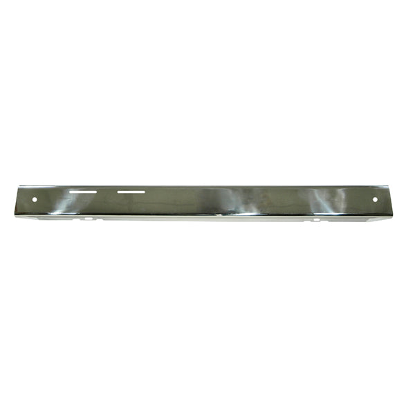 Bumper Overlay  Front  Stainless Steel; 76-86 Jeep CJ