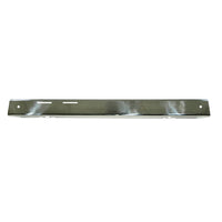 Bumper Overlay  Front  Stainless Steel; 76-86 Jeep CJ