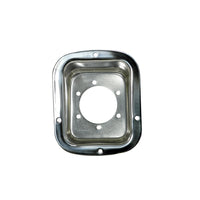 Fuel Filler Bezel  Stainless Steel; 76-95 Jeep CJ/Wrangler YJ