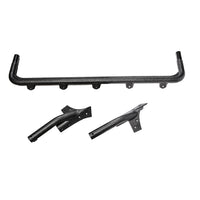 Windshield Mount Light Bar Textured Black; 07-16 Jeep Wrangler JK