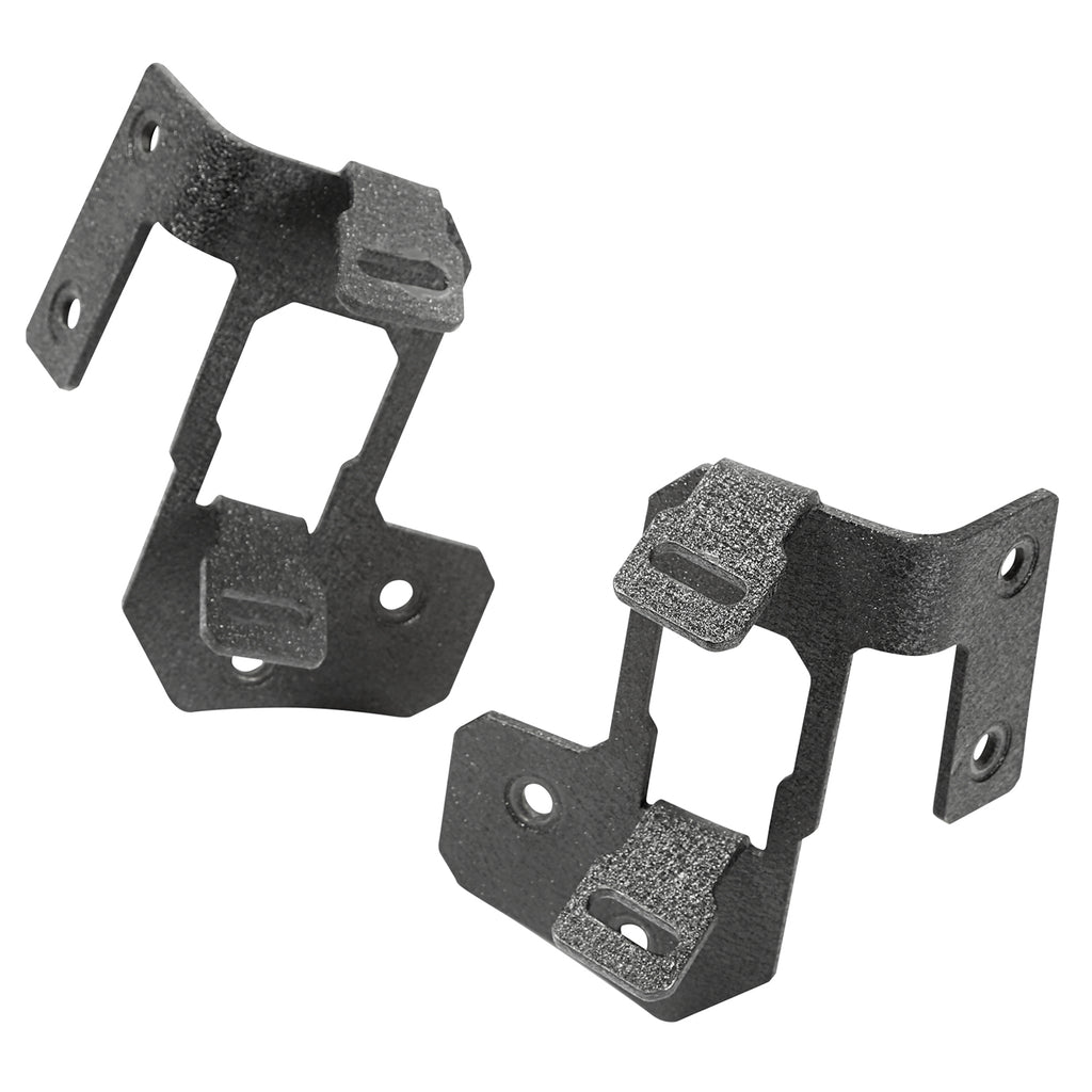 Rugged Ridge 11232.31 | A Pillar Light Mount, Textured Black; 07-16 Jeep Wrangler JK