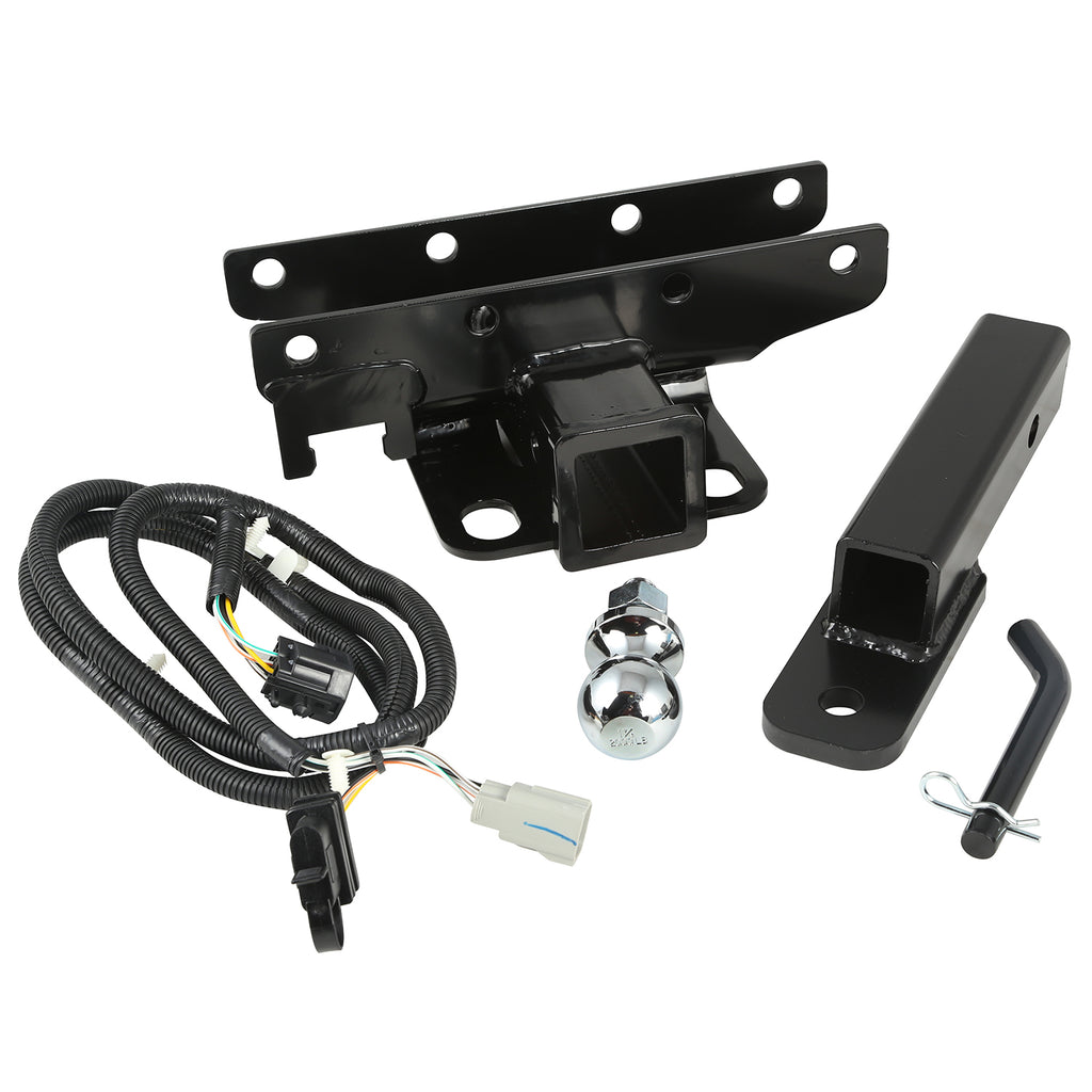 Hitch Kit 1 7/8 Inch Ball; 07-16 Jeep Wrangler JK