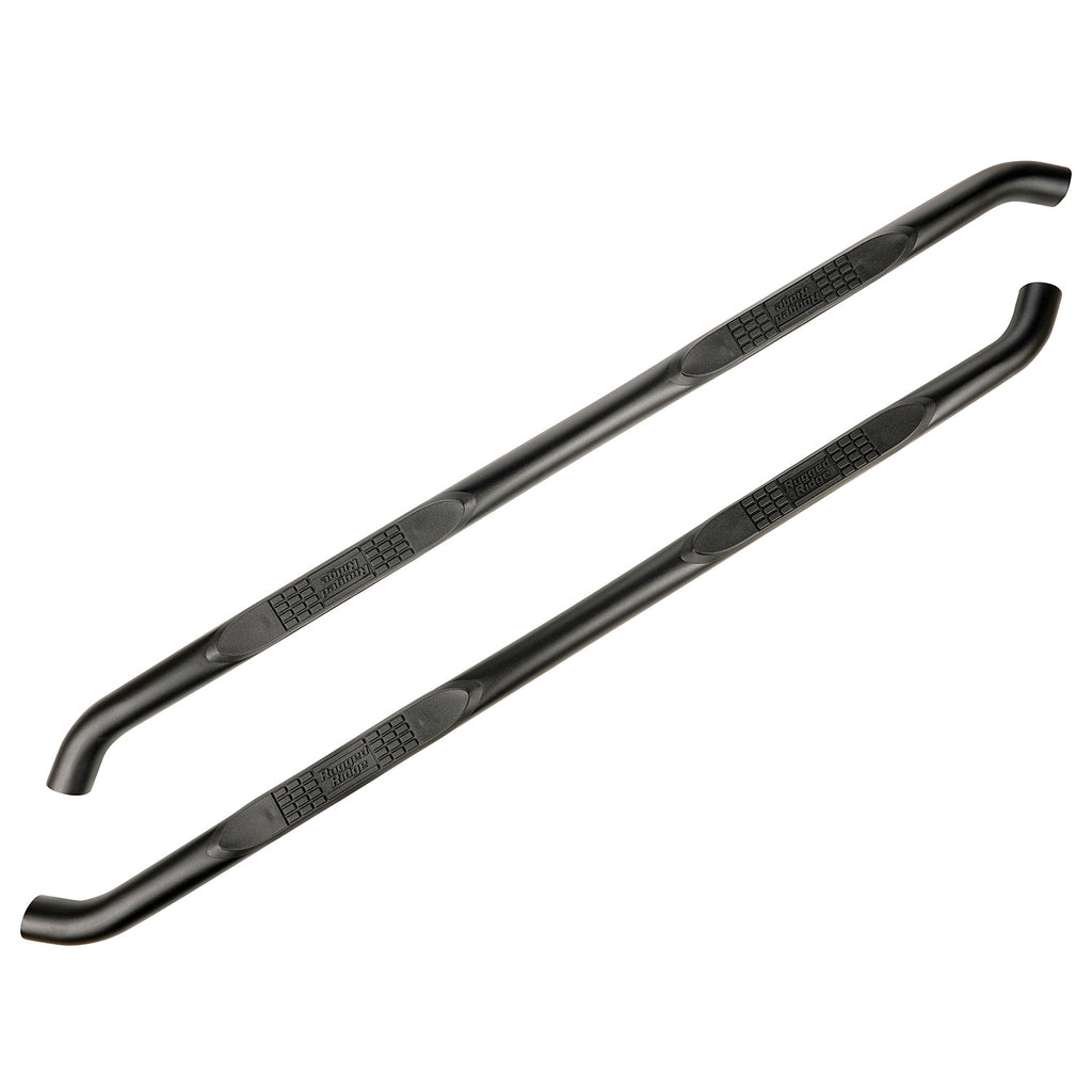 3-Inch Round Side Step Fine Textured Blk; 20-21 JT