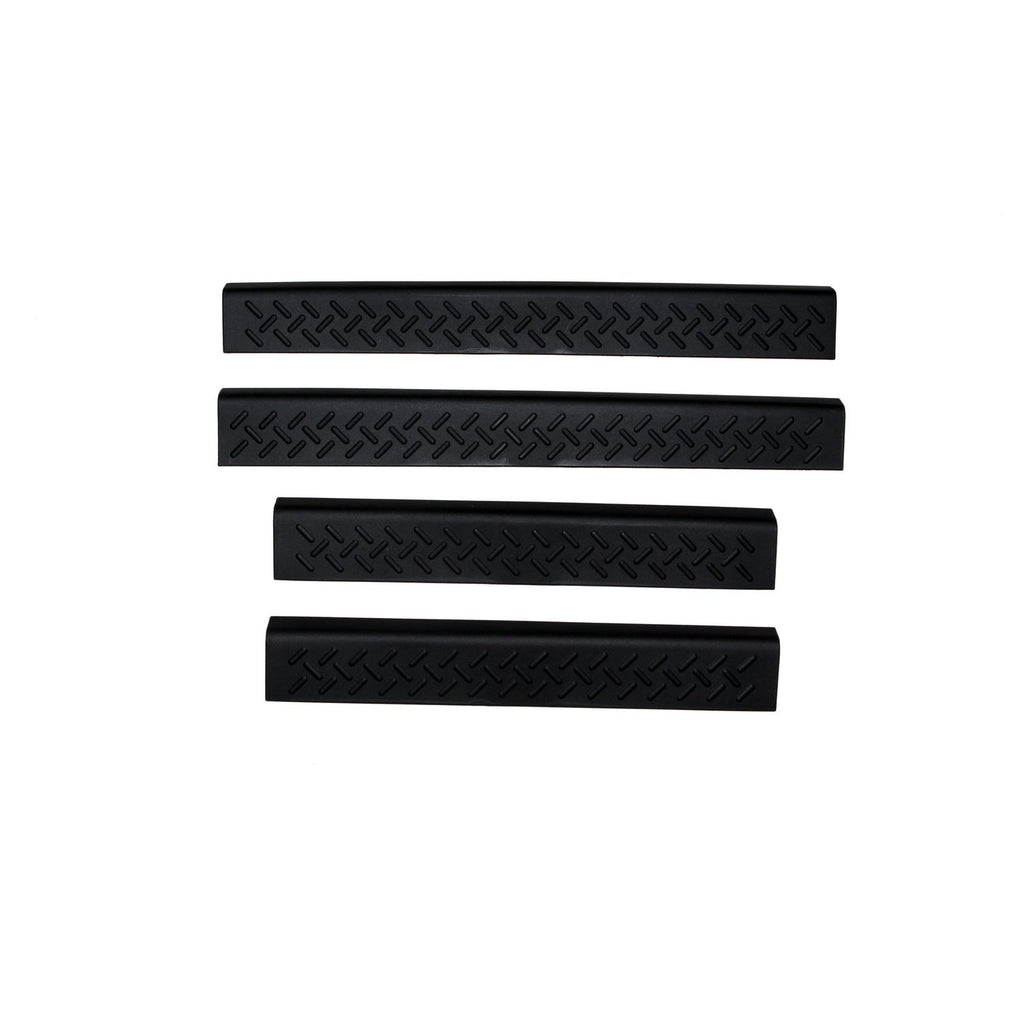 Auto Ventshade 91236 Stepshield Black Door Sill Protector 4-Piece Set for 2004-2008 Ford F-150 Standard Cab