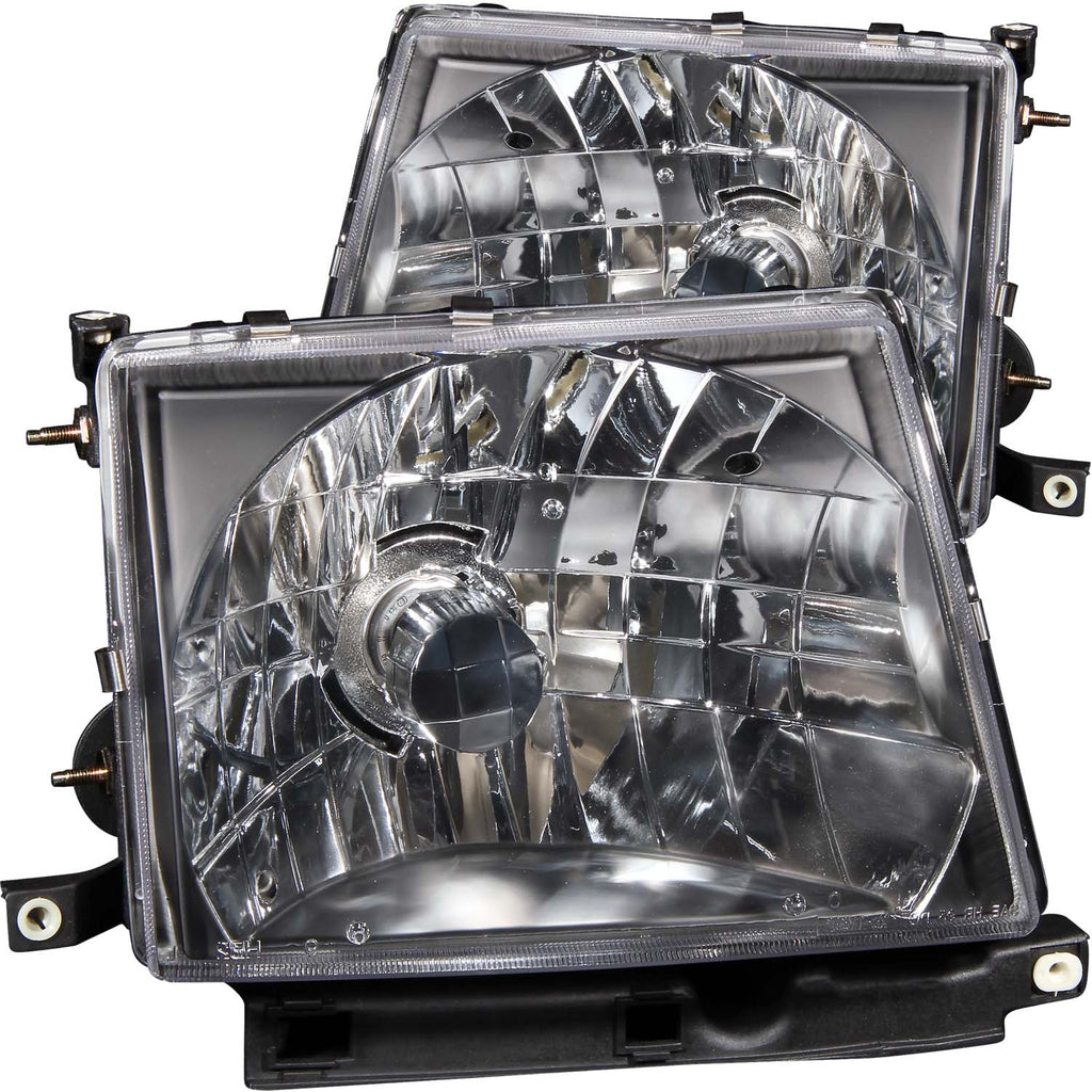 ANZO USA-121139 | Crystal Headlight Set; Clear Lens; Black Housing;Pair