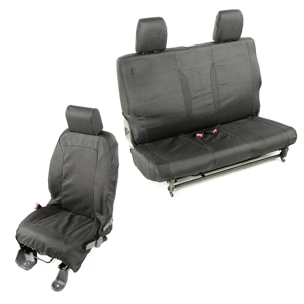 Rugged Ridge 13256.01 | Elite Ballistic Seat Cover Set, 2 Door; 07-10 Jeep Wrangler JK