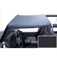 Rugged Ridge 13580.35 | Summer Brief Header, Black Diamond; 97-06 Jeep Wrangler TJ