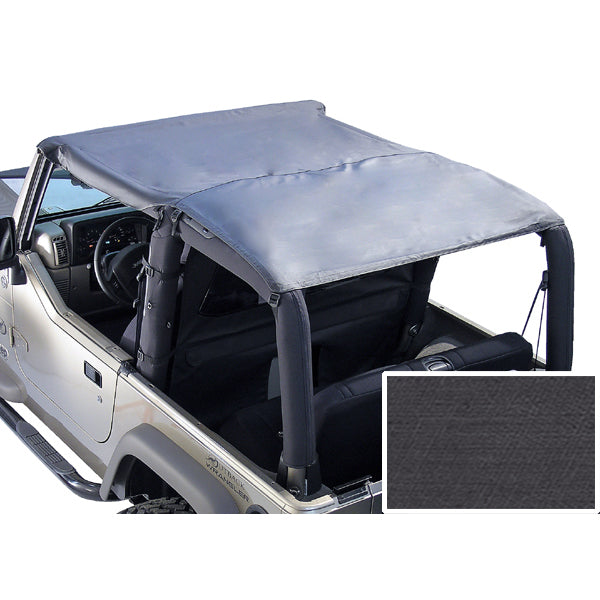 Rugged Ridge 13581.15 | Header Roll Bar Top, Black Denim; 97-06 Jeep Wrangler TJ