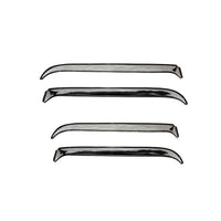 Auto Ventshade 14122 Ventshade With Stainless Steel Finish 4-Piece Set For 1985-1990 Electra Park Avenue Oldsmobile 98 1986-1991 LeSabre/Delta 88 1987-1991 Bonneville