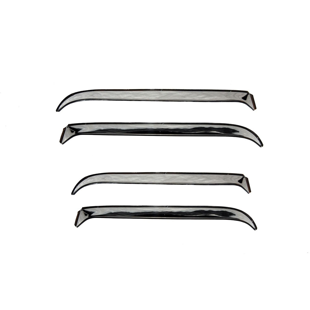 Auto Ventshade 14075 Ventshade With Stainless Steel Finish 4-Piece Set For 1987-1998 Ford F-250/F-350 Super Duty
