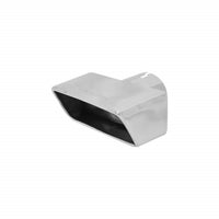 Flowmaster 15394 Exhaust Tip - 3.00 x 7.00 in. Rectangle Polished SS - Challenger - Left - Clamp