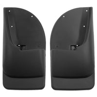 Husky Liners 57401 | Husky Liners Rear Mud Guards, Fits 99-10 SUPER DUTY W/O FACTORY WHEEL WELL FLARES REAR MUD GUARDS