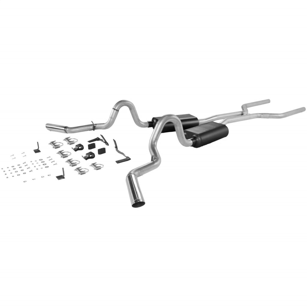 Flowmaster 17120 Header-back System - Dual Side Exit - American Thunder - Moderate/Aggressive
