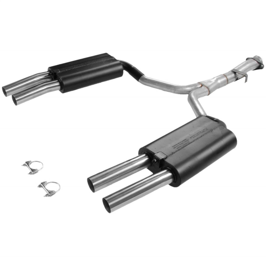 Flowmaster 17153 Cat-back System - Dual Rear Exit - Force II - Mild Sound