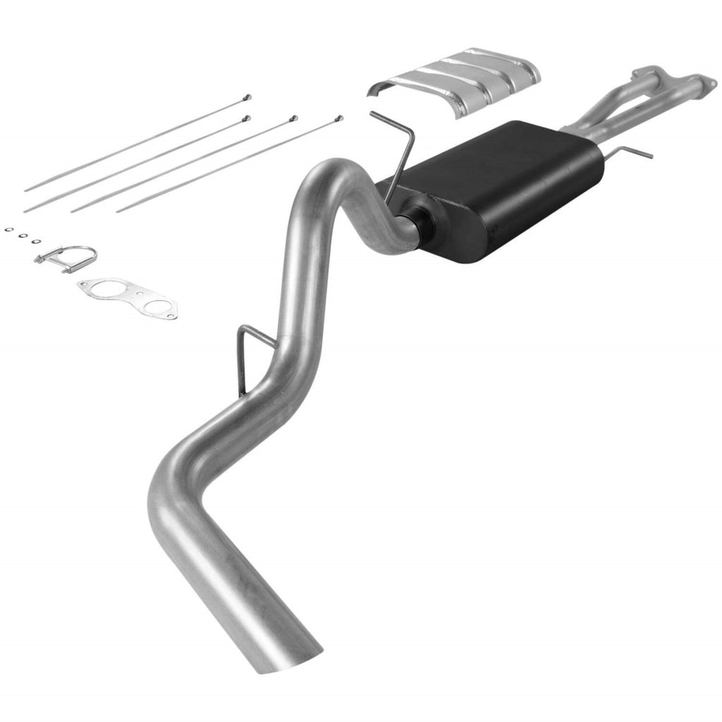 Flowmaster 17165 Cat-back System - Single Side Exit - Force II - Mild Sound