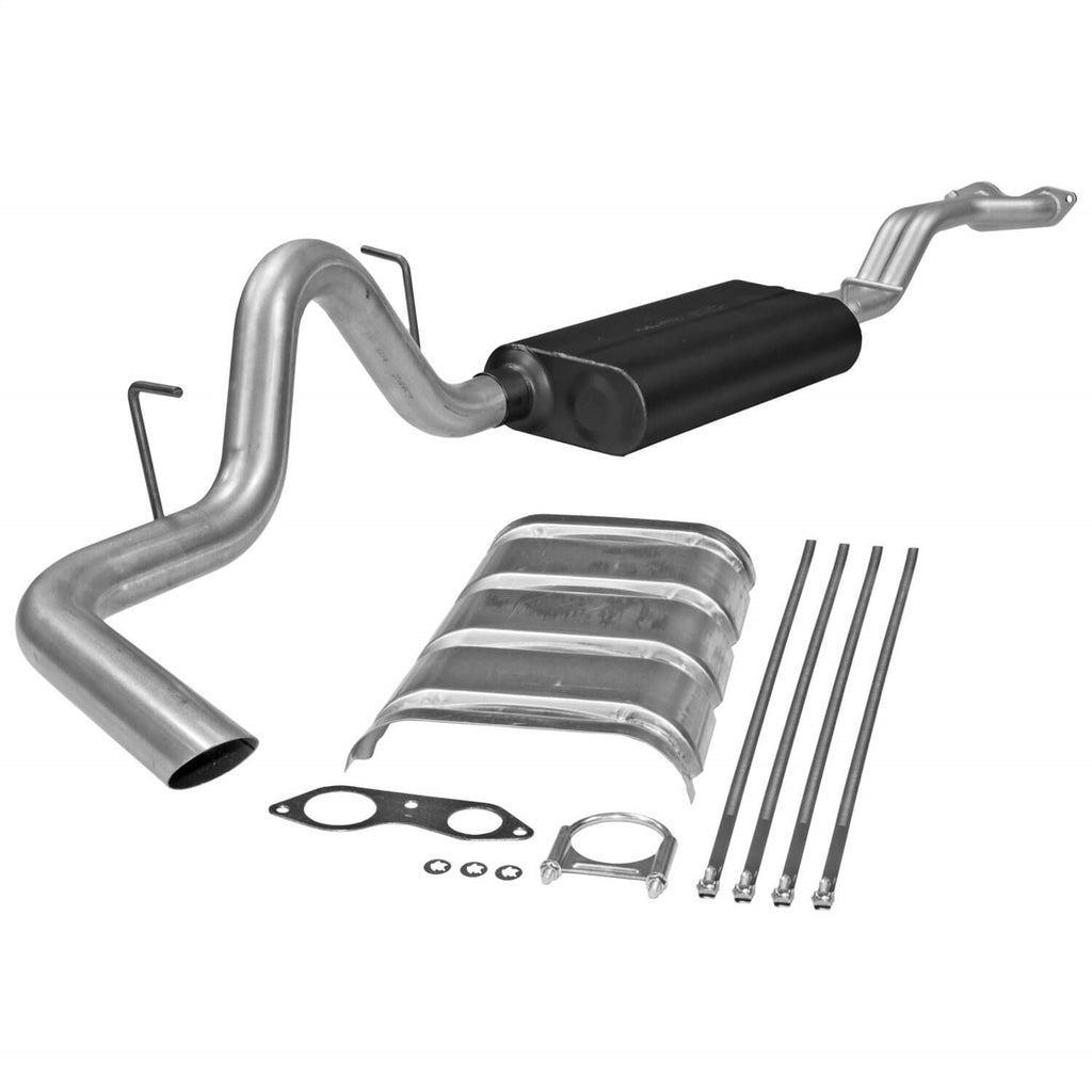 Flowmaster 17166 Cat-back System - Single Side Exit - Force II - Mild Sound