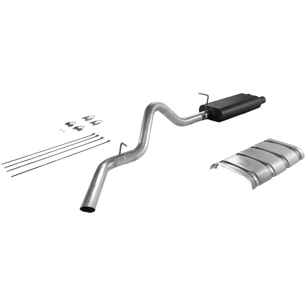 Flowmaster 17224 Cat-back System - Single Side Exit - American Thunder - Moderate Sound