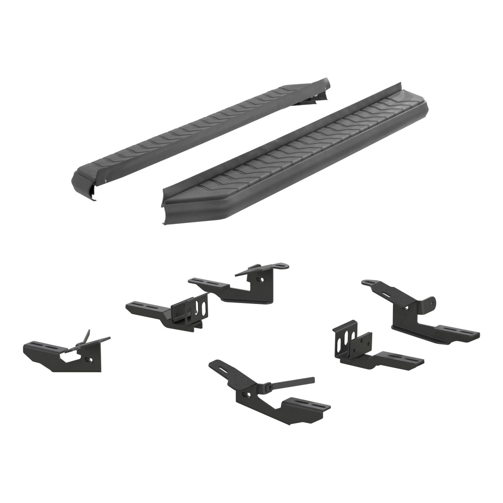 AeroTread 5" x 76" Black Stainless Running Boards Select Ford Explorer