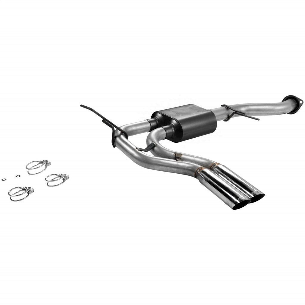 Flowmaster 17392 Cat-back System - Dual Same Side Exit - American Thunder - Aggressive Sound