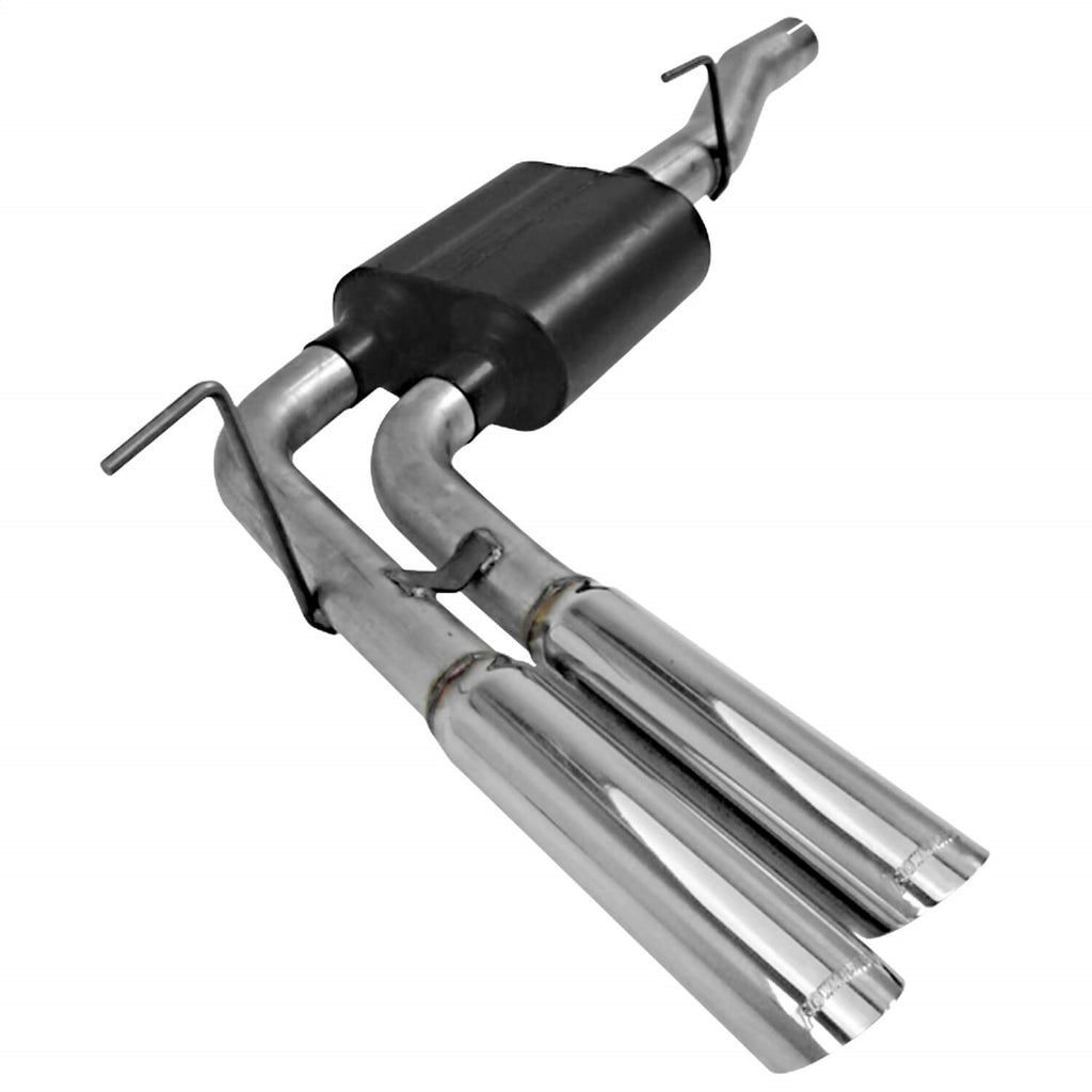 Flowmaster 17398 Cat-back System - Dual Same Side Exit - American Thunder - Aggressive Sound