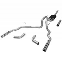 Flowmaster 17418 Cat-back System - Dual Rear/Side Exit - Force II - Mild Sound