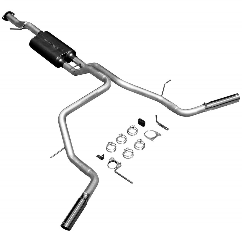Flowmaster 17430 Cat-back System - Dual Side Exit - American Thunder - Moderate Sound