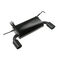 Rugged Ridge 17606.77 | Axle Back Exhaust System, Black; 07-16 Jeep Wrangler JK