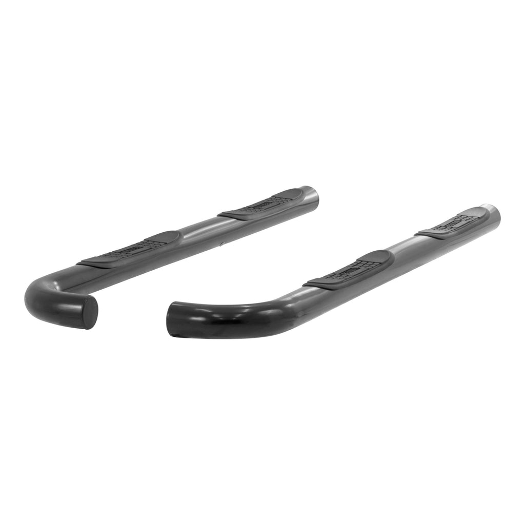 3" Round Black Steel Side Bars Select Jeep Liberty