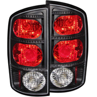 ANZO USA-211045 | Tail Light Assembly; Clear Lens; Black Housing;Pair