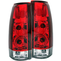 ANZO USA-211140 | Tail Light Assembly; Red/Clear Lens; G5;Pair