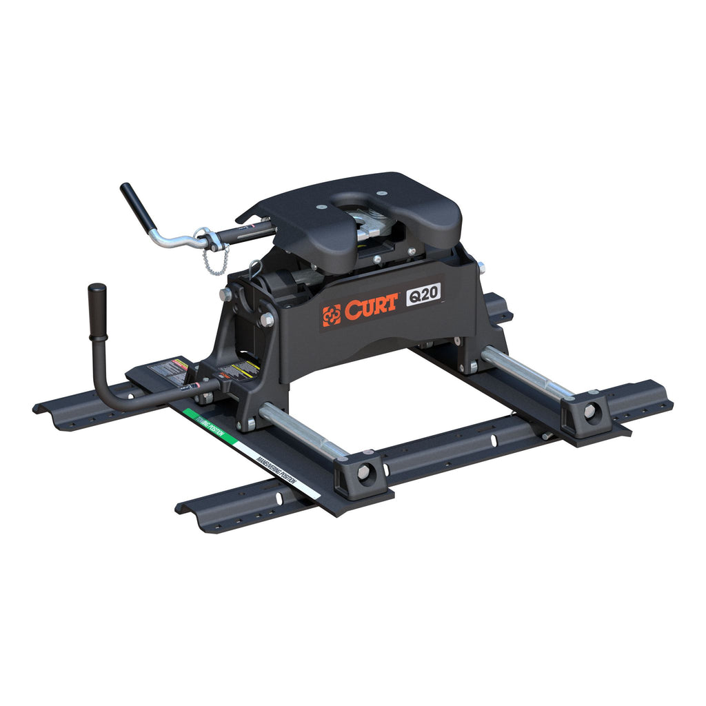 Q20 Sliding 5th Wheel Hitch with Rails 20000 lbs.