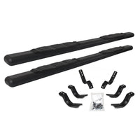 5" 1000 Series Side Steps with Mounting Brackets Kit - Textured Black