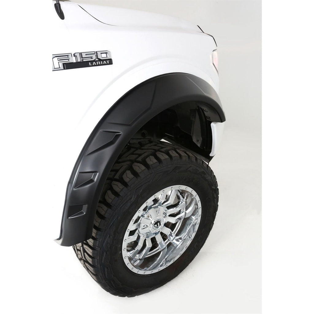 Bushwacker 20112-02 DRT Style Fender Flares; Front for 2015-2020 Ford F-150