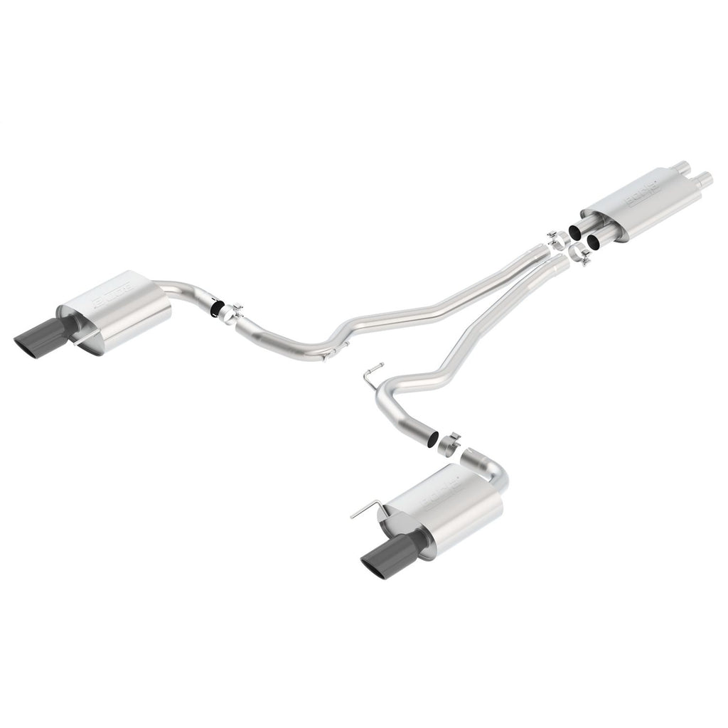 Borla 140589BC | Borla Cat-Back Exhaust System - Touring