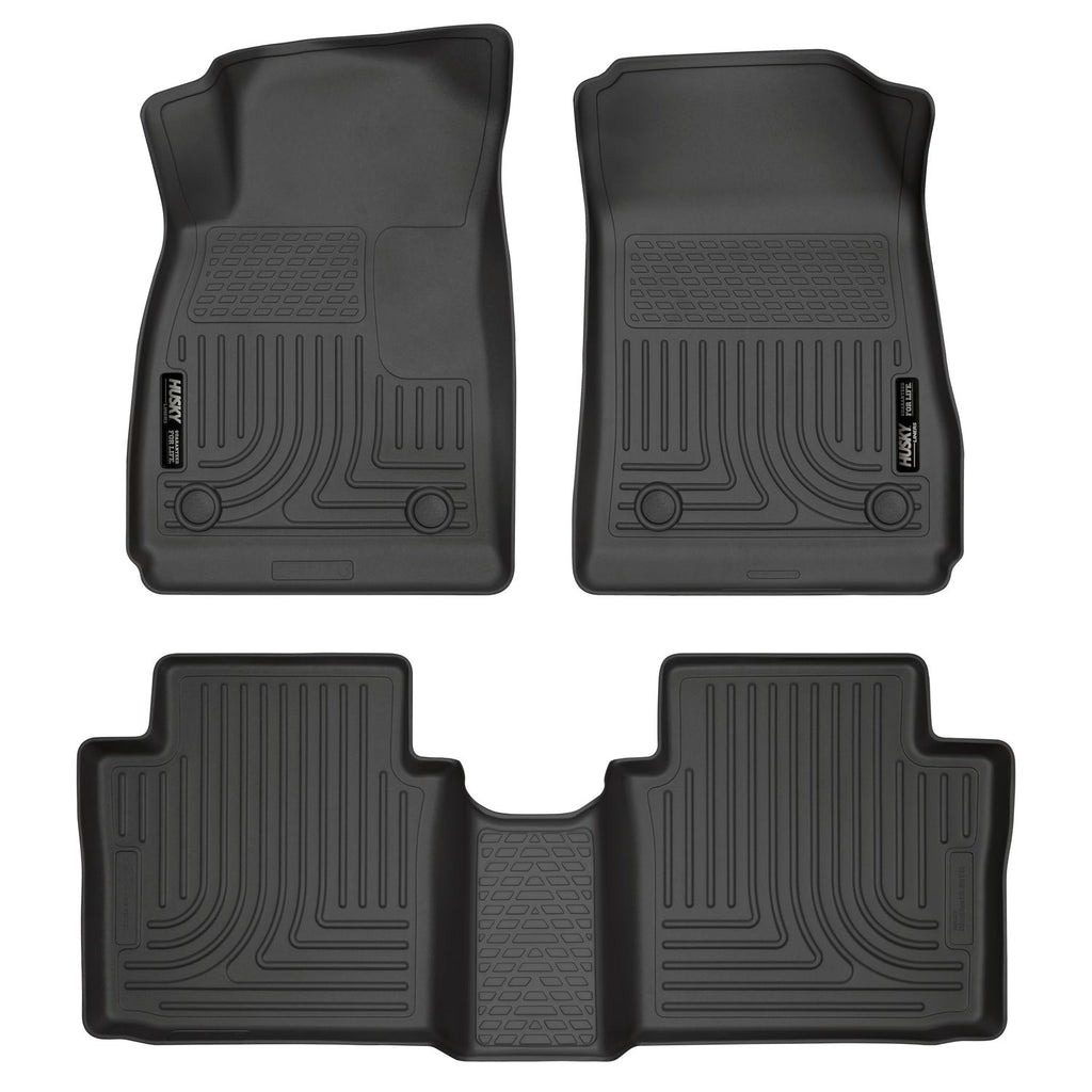 Husky Liners 99101 | Husky Liners Front & 2nd Seat Floor Liners, Fits 14-C IMPALA FITS ALL IMPALA MODELS FRONT/2ND SEAT LINERS WEATHERBEATER BLACK