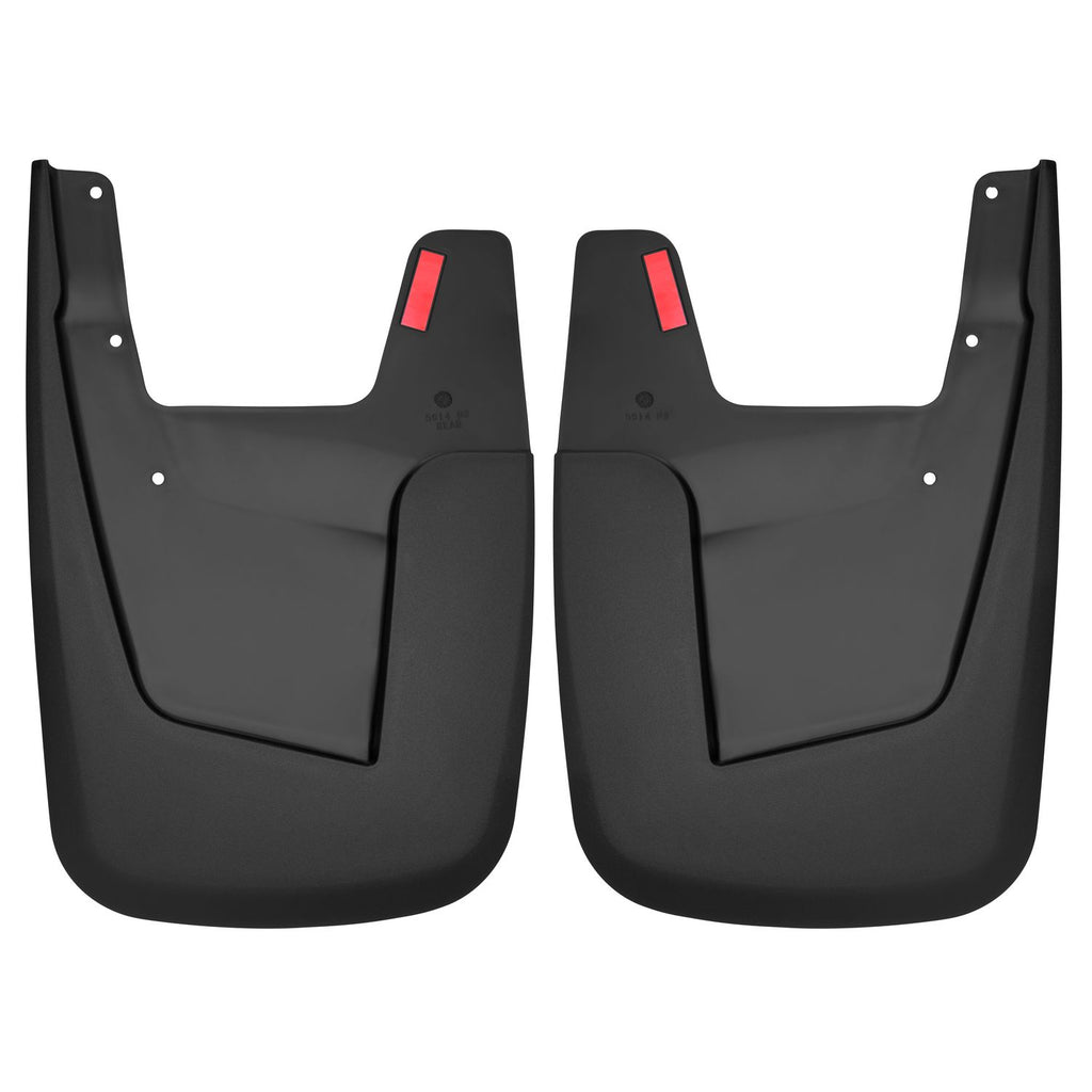 Husky Liners 59141 | Husky Liners Rear Mud Guards, Fits 19-C RAM 1500 VEHICLE DOES NOT HAVE RAM OEM FENDER FLARES BLACK REAR WHEEL MUD G